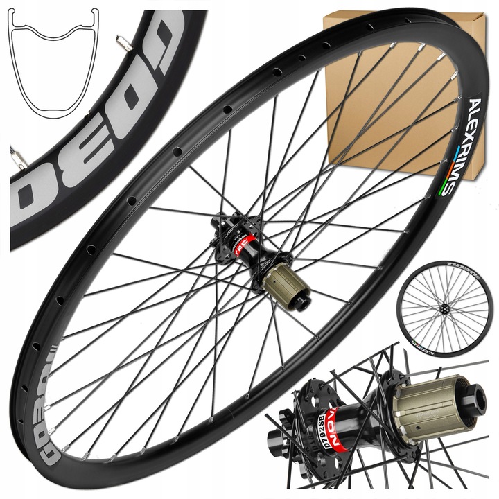 Комплект колела за велосипед Alexrims GD30 28/29'' 622x21, 12x142mm, Tubeless Ready, 30mm височина, 21mm ширина