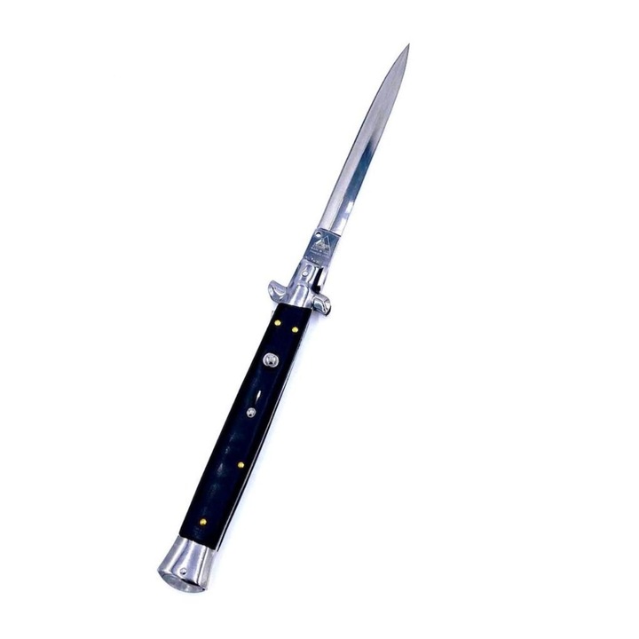 Briceag Stiletto MITI cu deschidere automata, 34 cm, husa inclusa, negru