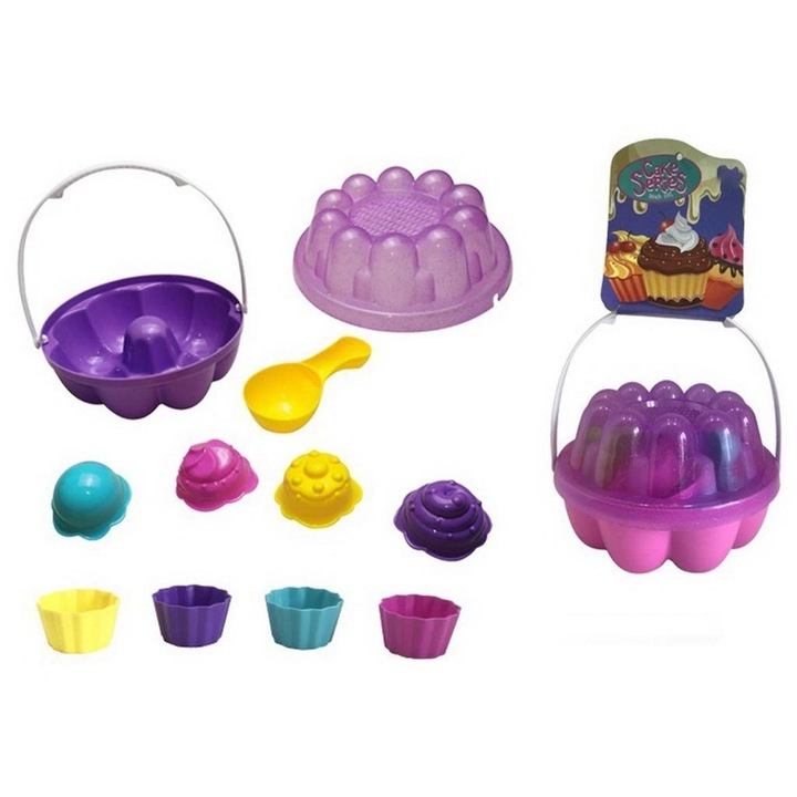 Madej Ciasteczko 11 darabos strandjáték készlet, 18x18x11cm