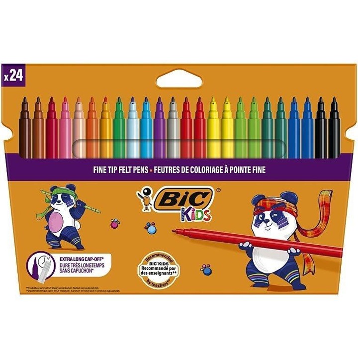 Bic Flamastry 24 színű filctoll készlet