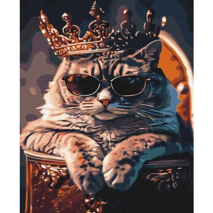 Set de pictura dupa numere, Twoje Hobby, 40x50cm, 25 culori