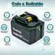 Акумулатор Литиево-йонен 18V 9000mAh за електроинструменти, съвместим с Makita BL1860B, комплект батерии