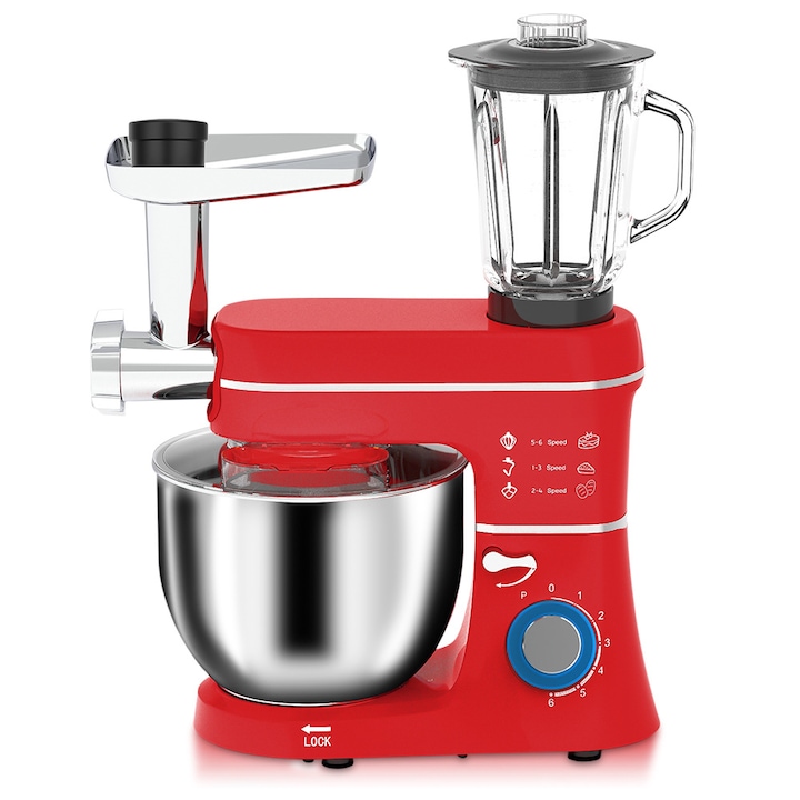 Blender personal Upgrade, 6 lame din inox, design portabil, material fara BPA, pentru smoothie-uri