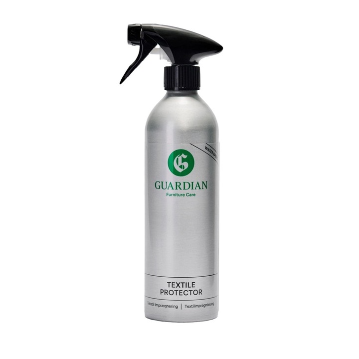 Solutie pentru protejare textile Guardian, ofera protectie UV, pastreaza tesaturile ca noi, previne petele, non-toxic, 500 ml