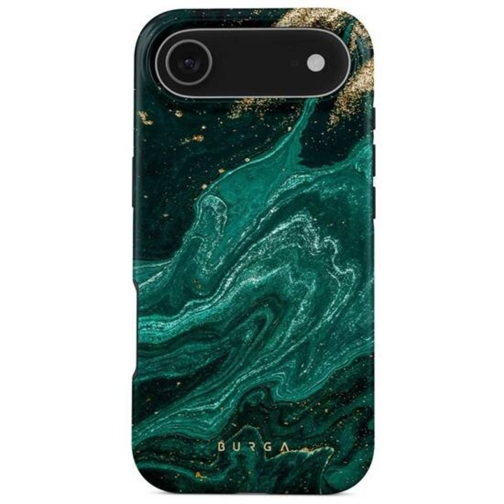 Husa Burga Dual Layer Magsafe Emerald Pool compatibila cu iPhone Air