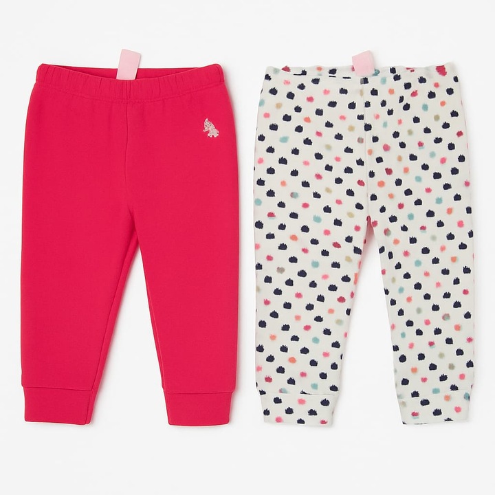 Póló és nadrág szett, 2 darabos, 12 hónapos kislánynak