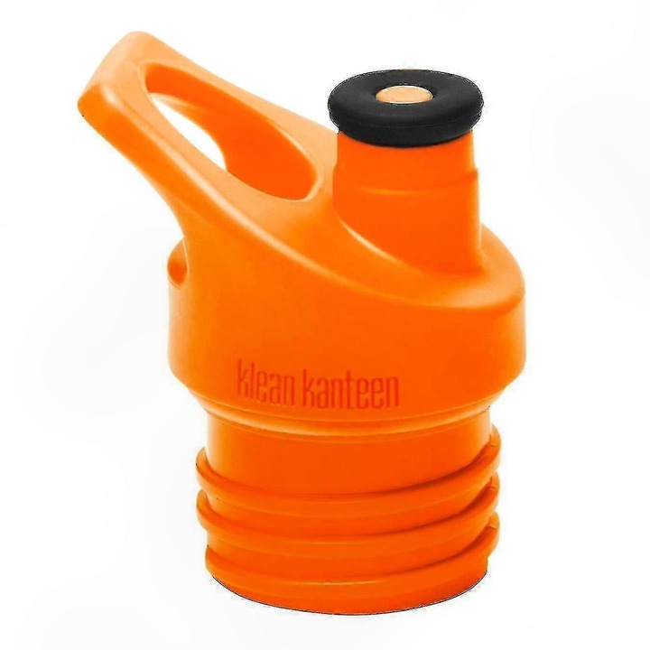 Capac de inlocuire pentru sticle Klean Kanteen, portocalie, design interschimbabil, material sigur, BPA-free