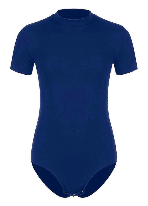 Férfi póló, body, sötétkék, 65% pamut, rövid ujjú