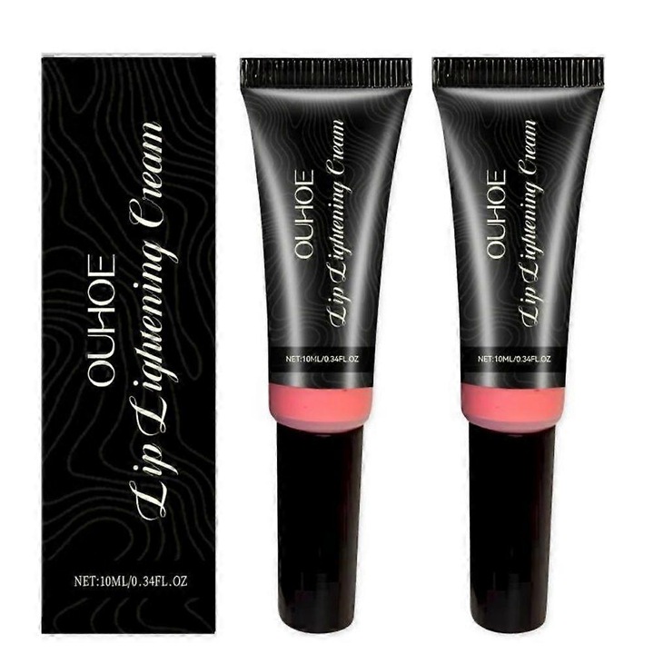 Hámlasztó és hidratáló ajakbalzsam szett, Ouhoe, 10g, javítja az ajkak színét, könnyű textúra, 2 db