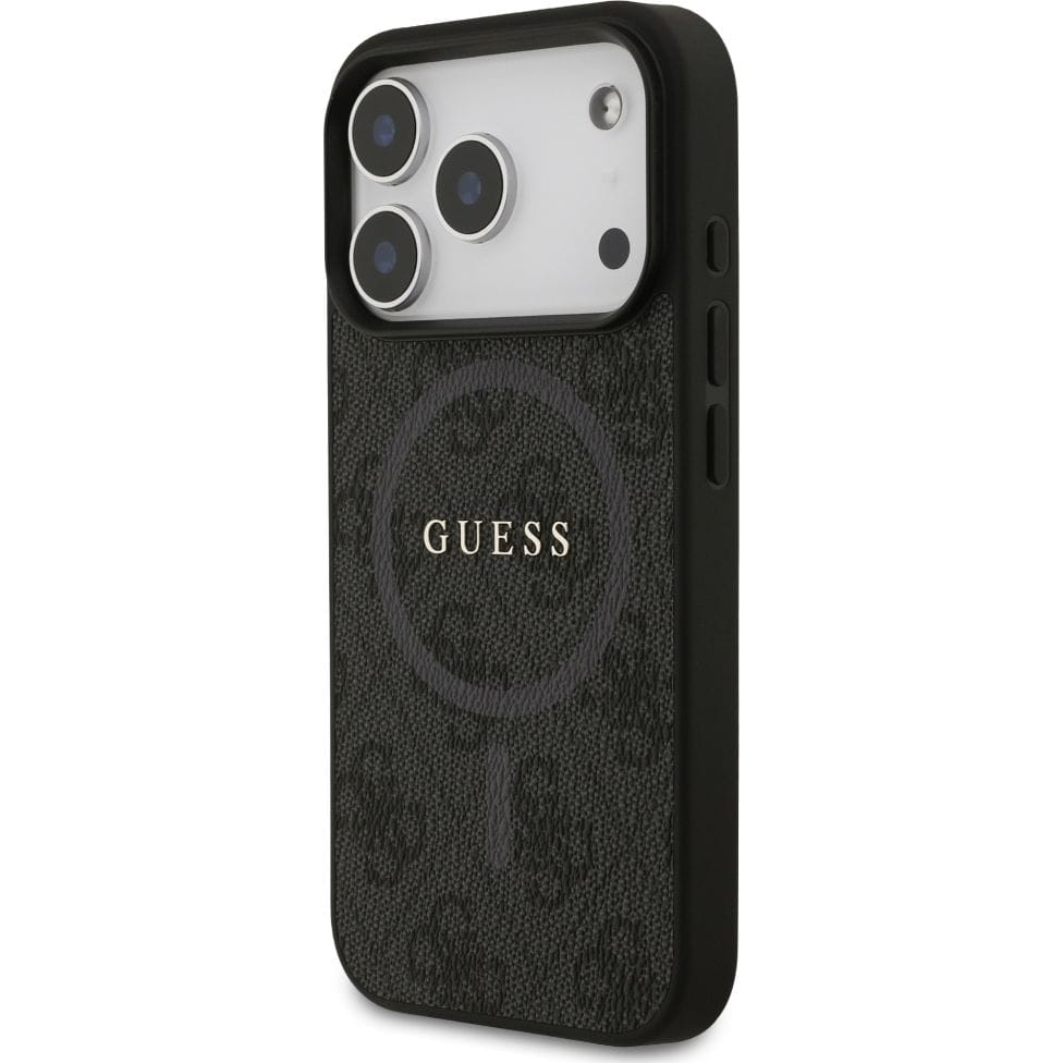 Husa, Guess Hardcase 4G Ring Classic Logo Magnet pentru iPhone 17 Pro, Negru