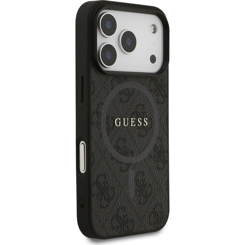 Husa, Guess Hardcase 4G Ring Classic Logo Magnet pentru iPhone 17 Pro, Negru