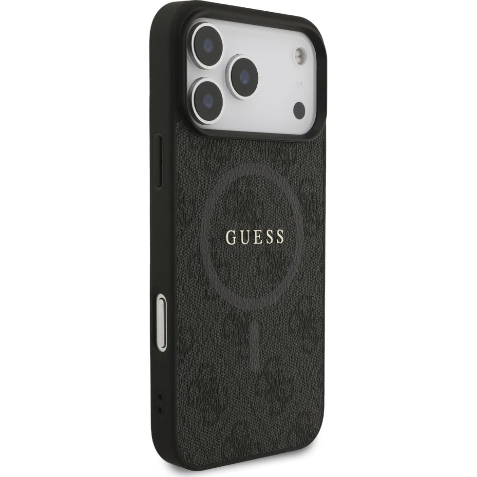 Husa, Guess Hardcase 4G Ring Classic Logo Magnet pentru iPhone 17 Pro Max, Negru