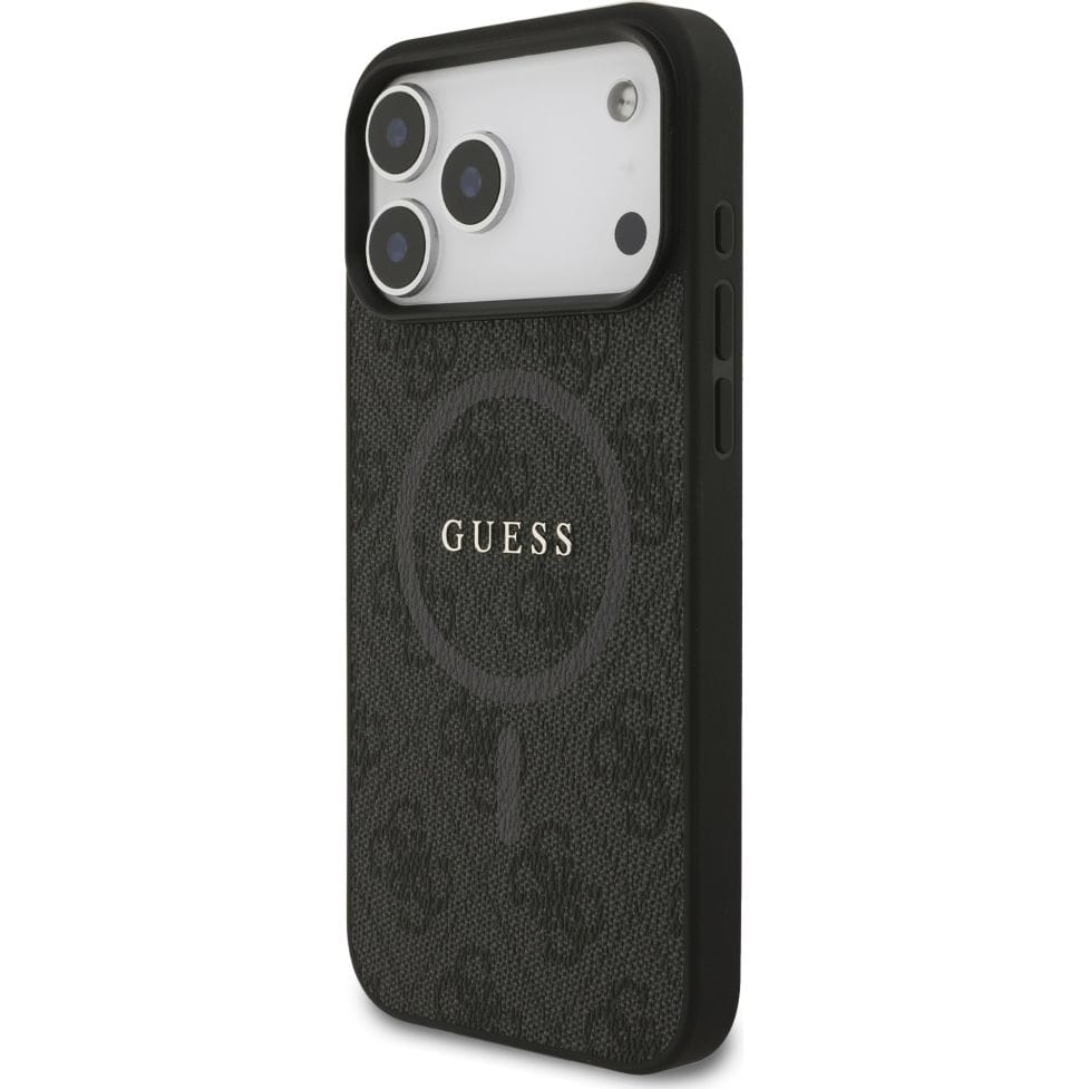 Husa, Guess Hardcase 4G Ring Classic Logo Magnet pentru iPhone 17 Pro Max, Negru