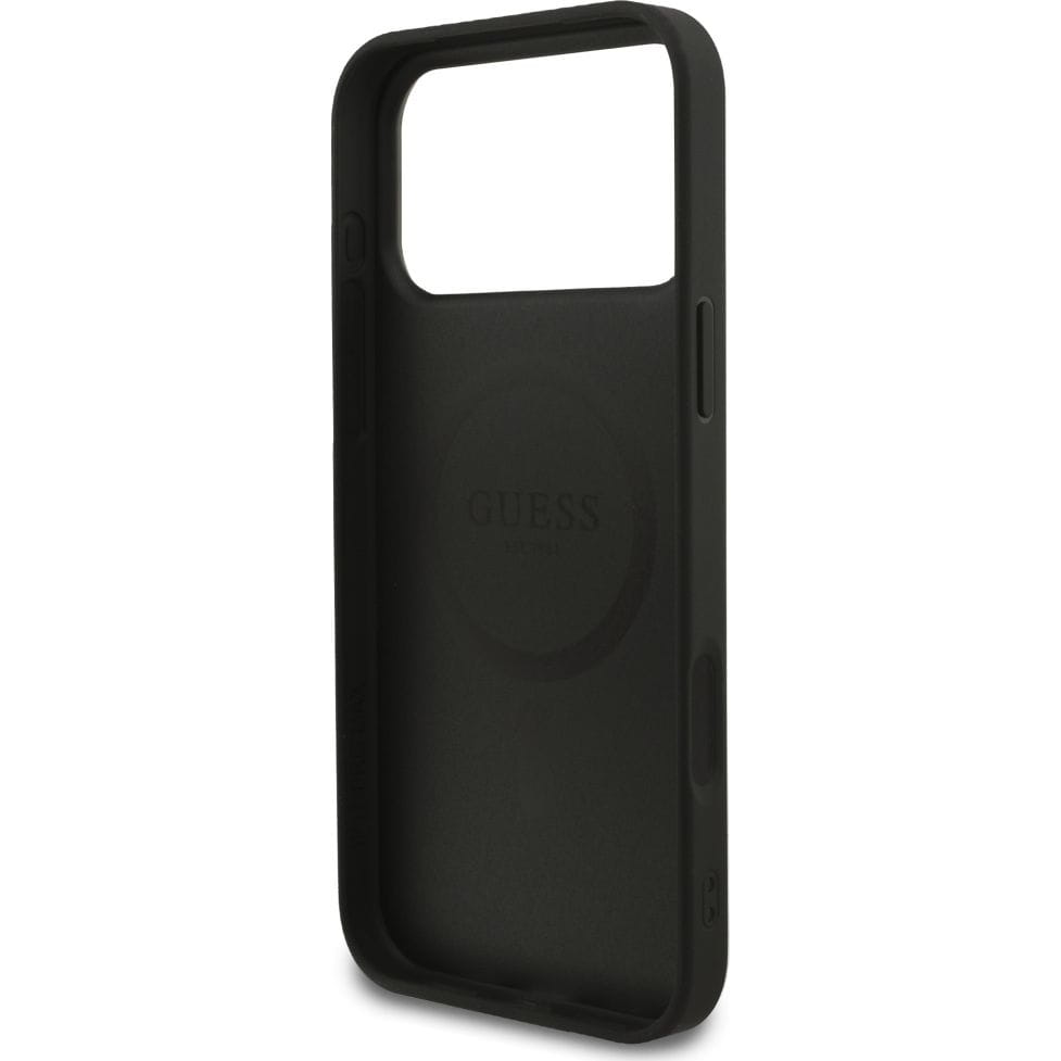Husa, Guess Hardcase 4G Ring Classic Logo Magnet pentru iPhone 17 Pro Max, Negru