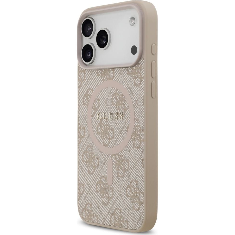 Husa, Guess Hardcase 4G Ring Classic Logo Magnet pentru iPhone 17 Pro Max, Roz