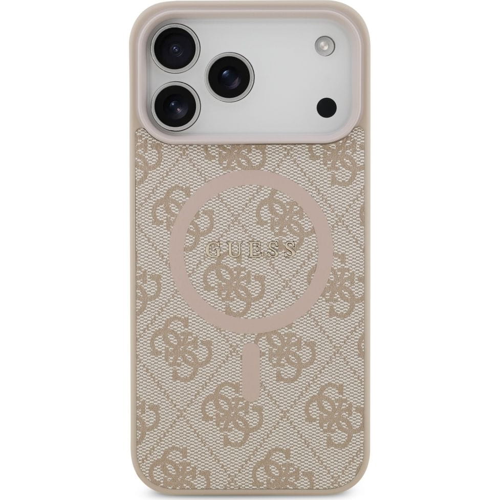 Husa, Guess Hardcase 4G Ring Classic Logo Magnet pentru iPhone 17 Pro Max, Roz