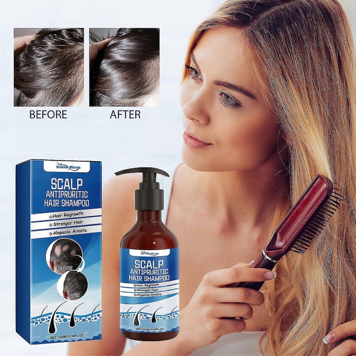 Tratament pentru scalp, 100ml, set 2 bucati, anti-matreata si antifungic, foliculita, dermatita seboreica