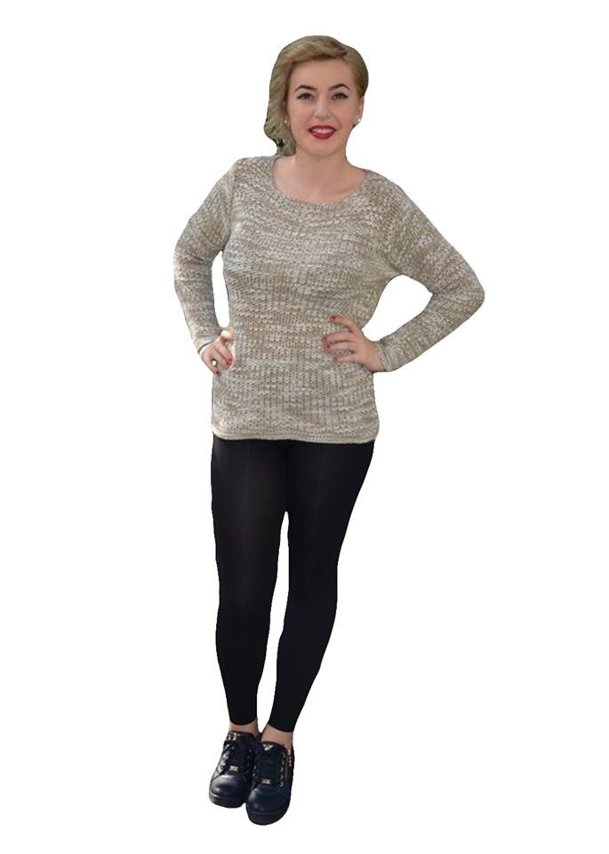 Bluza calduroasa,D&J Exclusive, Kaki