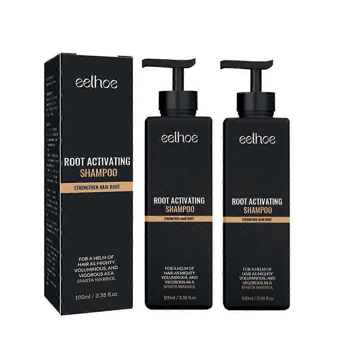 Шампоан за коса Secret Hair Care, Eelhoe, 100 мл, стимулира растежа на косата, укрепва корените, 2 броя