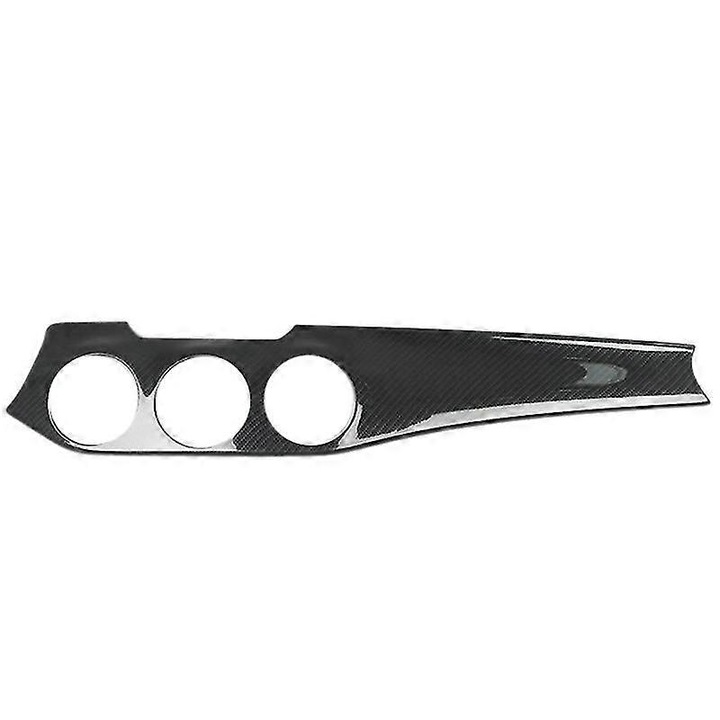 Panou decorativ aerisire centrala din fibra de carbon pentru W176, CLA C117, GLA X156, 2013-2018, stanga, ABS