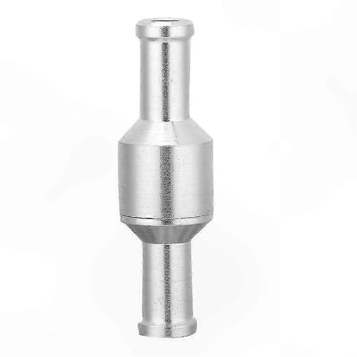 Supapa unidirectionala din aluminiu, 8mm, pentru apa, combustibil, ulei, aer
