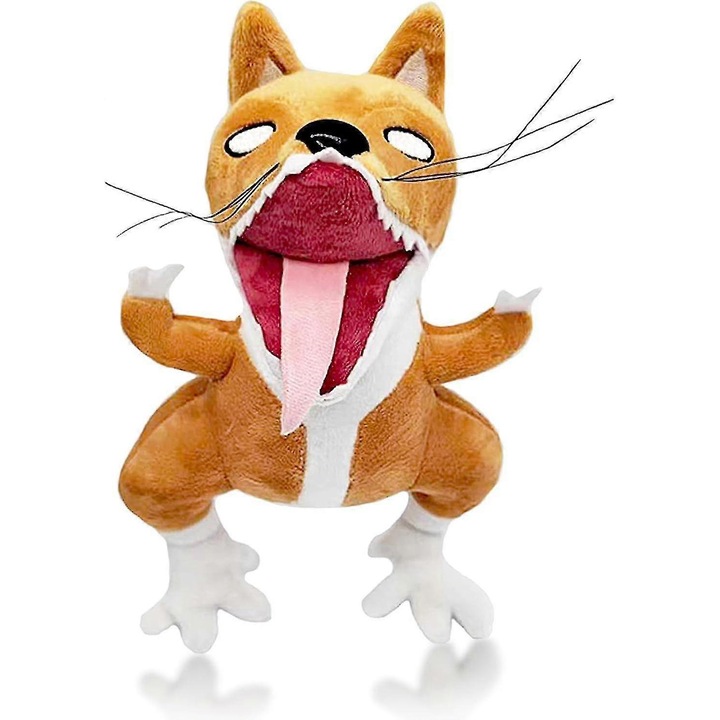 Комплект плюшени играчки Garten of Banban, Syringeon и Kittysaurus, 24см, многоцветен