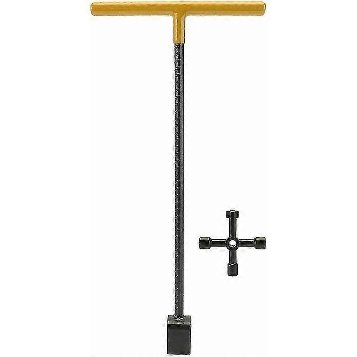 Cheie multifunctionala pentru contoare de apa, 16 inch, Galben