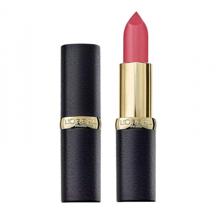 Ruj mat L'Oreal Color Riche 104 Strike A Rose, formula hidratanta