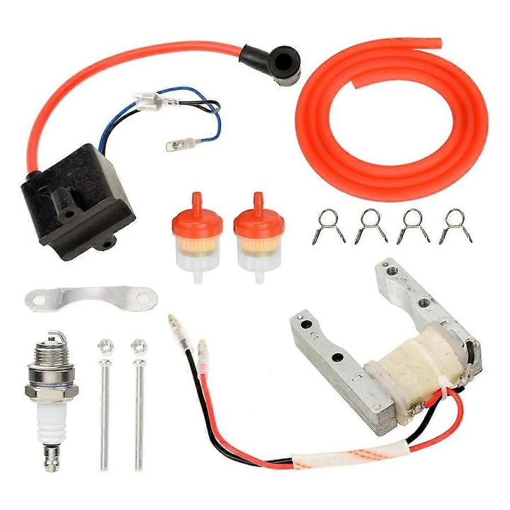 Kit bobina CDI + bobina magneto pentru motor de 2 timpi 49cc 50cc 66cc 80cc 100cc
