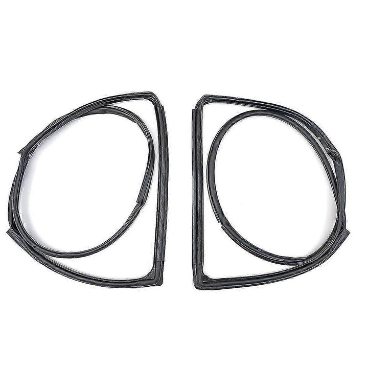 Комплект уплътнения за предни врати за Jeep Wrangler 2007-2018, черен, от каучук, комплект 1 чифт