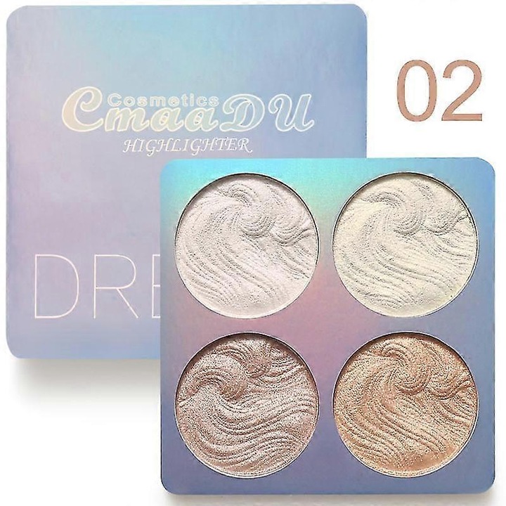 Paleta iluminatoare, 4 culori, waterproof, 20g