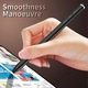 Digitális kapacitív stylus, Bluetooth, többfunkciós, fekete, 36.9g