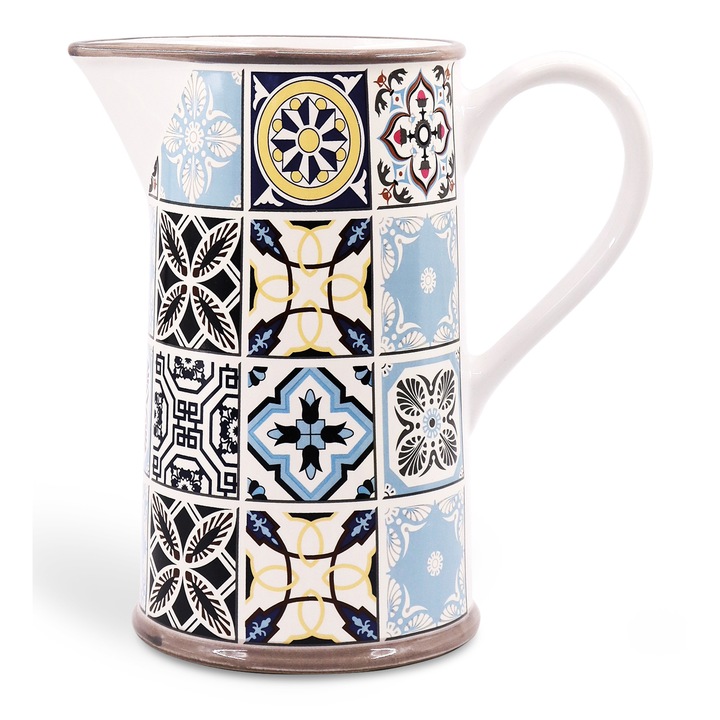 Cumparator ceramic MAESTRO 1.0L, design modern, ergonomic, alb