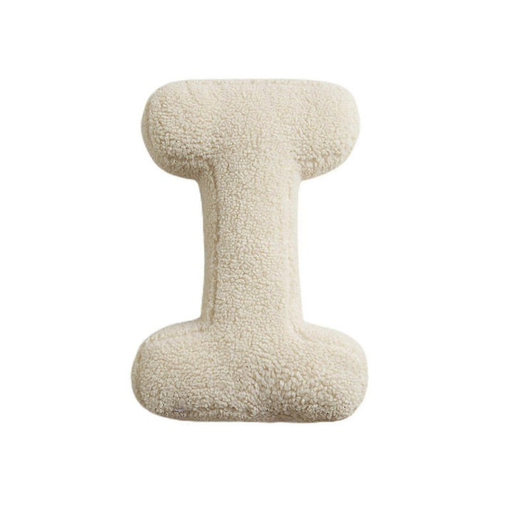 Perna decorativa litere, 38x30cm, material PP bumbac, pentru camera copii