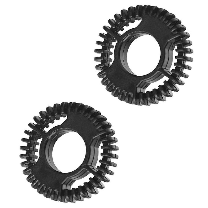 Set 2 accesorii de inlocuire pentru spumare cafea, plastic, negru