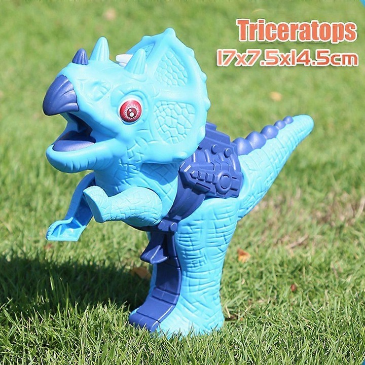 Állat spray pisztoly, interaktív gyerekjáték, többszínű, 17.5x6x15cm, készletben.