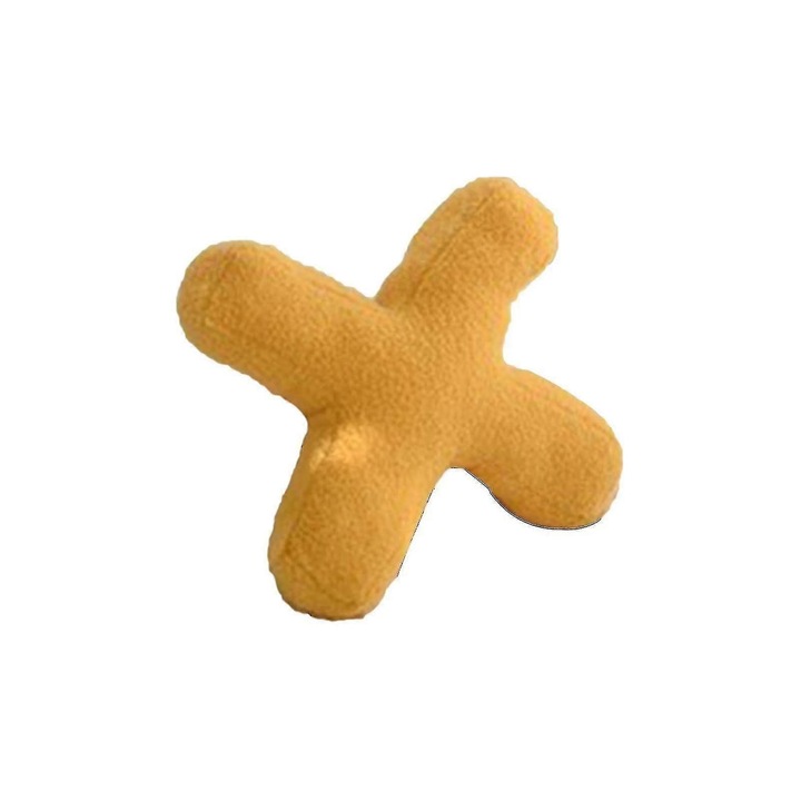 Perna decorativa litere, 38x30cm, din bumbac PP, pentru camera copii