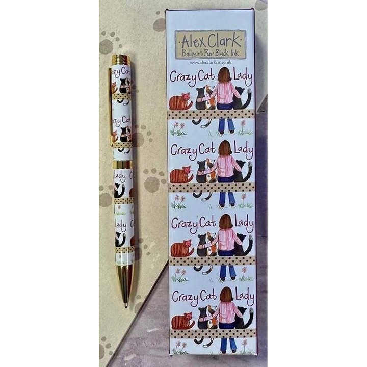 Alex Clark tollak, Őrült Macskás Hölgy, 140x10mm, többszínű
