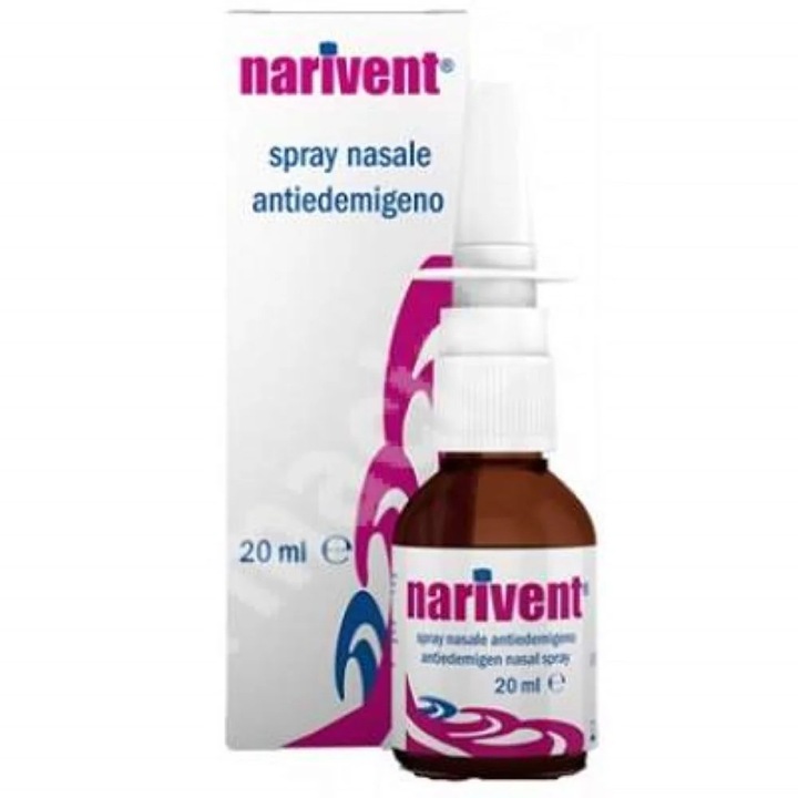 Narivent soluție nazală, Plantamed, 20ml, spray, pentru rinita alergică și edeme, acțiune osmotică