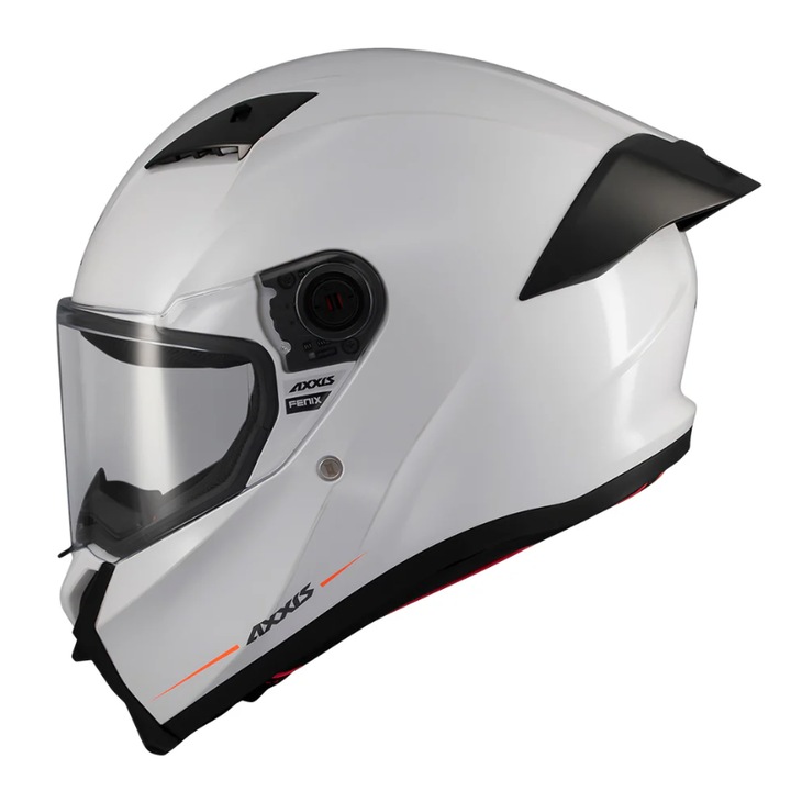 Casca AXXIS FENIX SOLID WHITE GLOSS, L