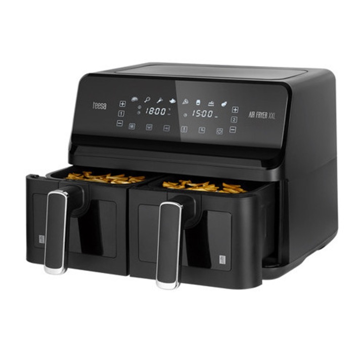 Friteuza Dubla Airfryer 8l 2700w Teesa Air Fryer Dual