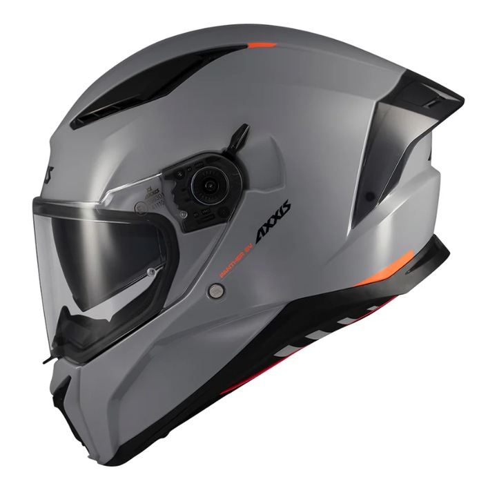 Casca AXXIS PANTHER SV SOLID A12 GREY GLOSS, S