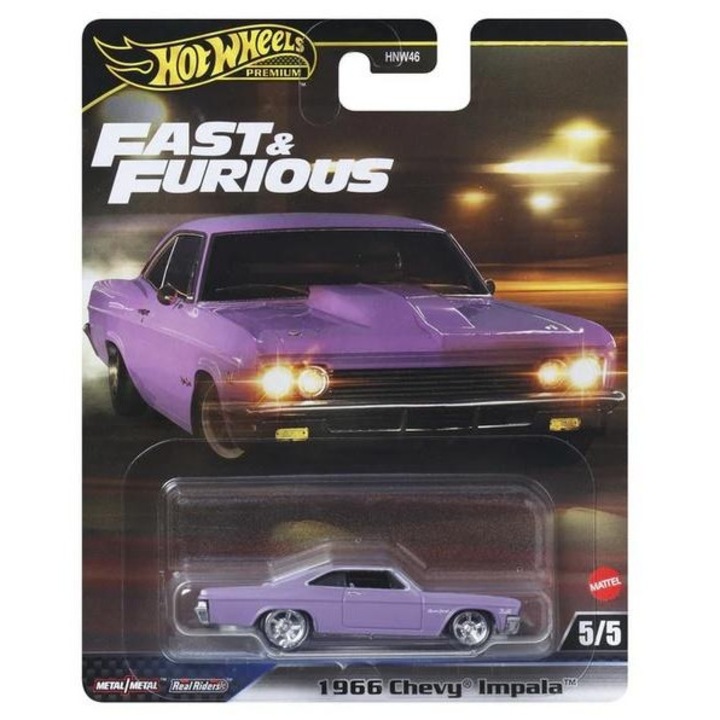 Количка Hot Wheels, Mattel, Бързи и яростни, 1:64, метална, многоцветна