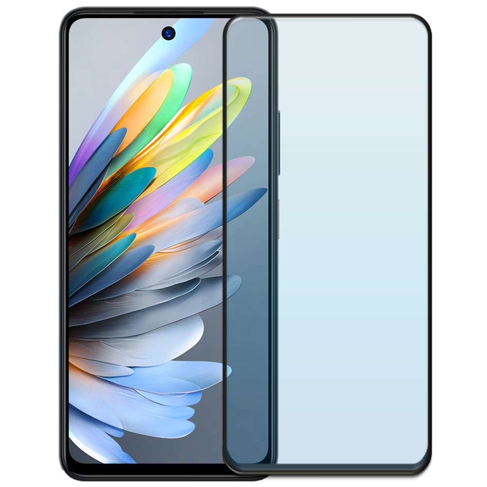 Folie din sticla securizata pentru ZTE Blade A75, HAMSTERBOX Glass Shield, Protectie completa ecran, Full face, Aplicare rapida, Case Friendly, Transparenta