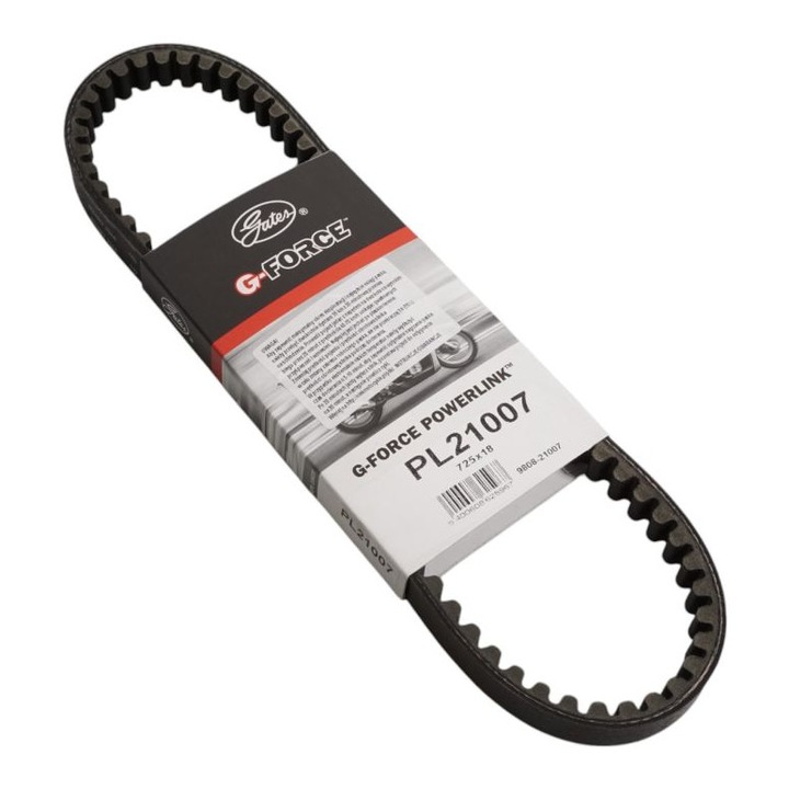 Curea de transmisie GATES pentru scooter Piaggio Zip 50, Vespa ET2 50, ET4 50, LX 50, S 50, 725x18mm