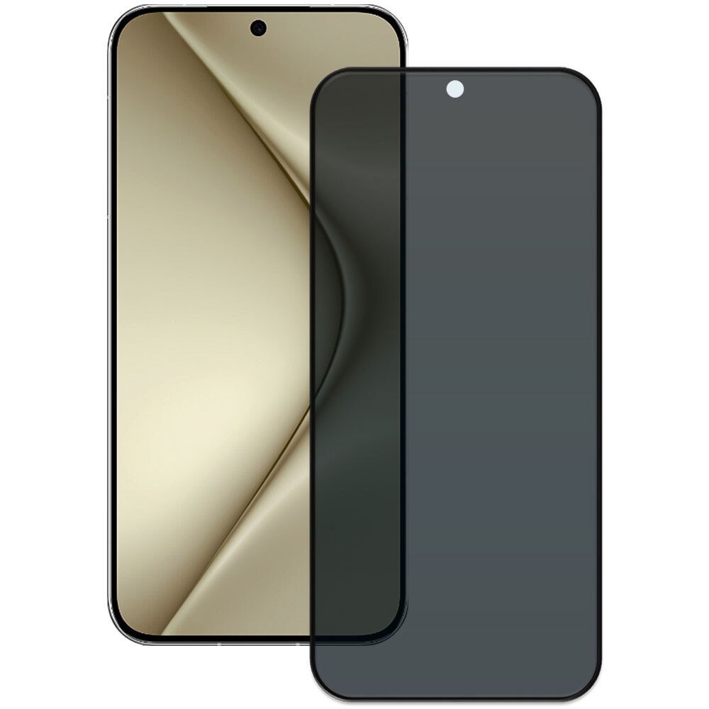 Folie din sticla securizata pentru Huawei Pura 70, HAMSTERBOX Privacy Shield, Protectie completa ecran, Full face, Aplicare rapida, Case Friendly, Negru