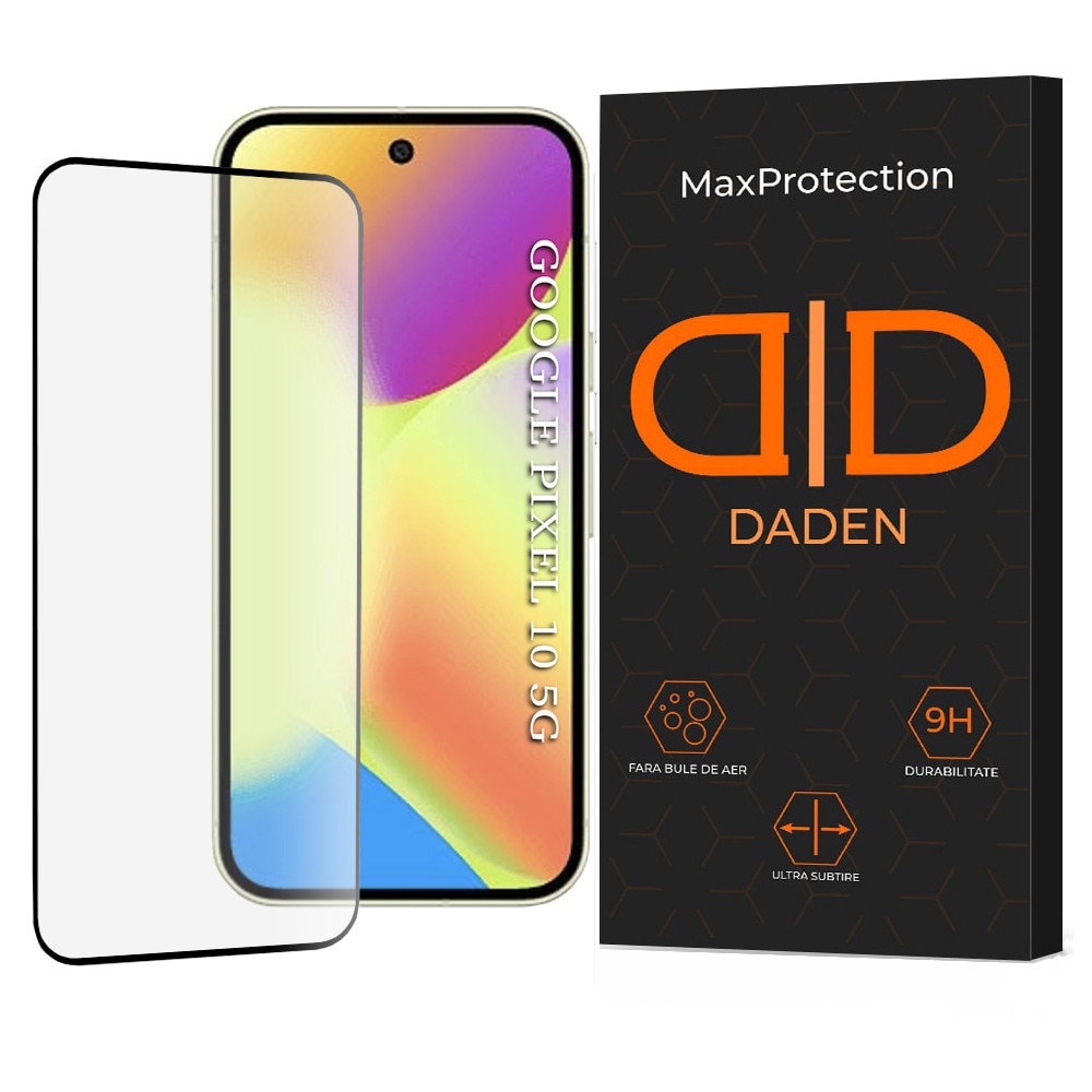 Folie Sticla pentru Google Pixel 10 MaxProtection, Full Cover, Protectie Profesionala, Ultra Rezistenta, Calitate Premium