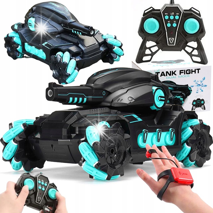 Радиоуправляема кола EVI DRIFT CAR, управление с жестове, светлини, 36x17см, пълен комплект