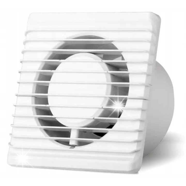 Вентилатор за баня airRoxy O100mm с хигростат и таймер, 135x135mm, 230V, 8W