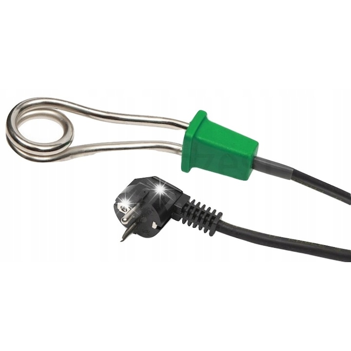 Fierbator electric fara fir Lucznik PK-2018, 1,7l, 2200W, verde, sticla